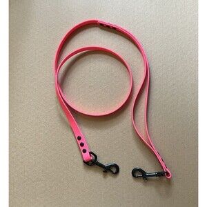 4’ Biothane Hands Free Dog Leash w/ traffic control handle - 5/8" width USA Made